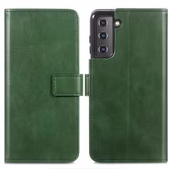 imoshion Étui de télephone portefeuille de luxe Samsung Galaxy S21 Plus - Vert