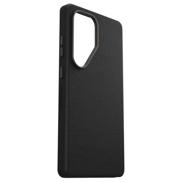 OtterBox Coque en cuir de cactus Symmetry Samsung Galaxy S25 Ultra - Noir Ash