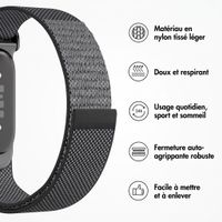 imoshion Bracelet en nylon Fitbit Air - Noir