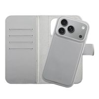 Accezz Coque portefeuille Edge amovible avec MagSafe Apple iPhone 18 Pro / 17 Pro - Gris