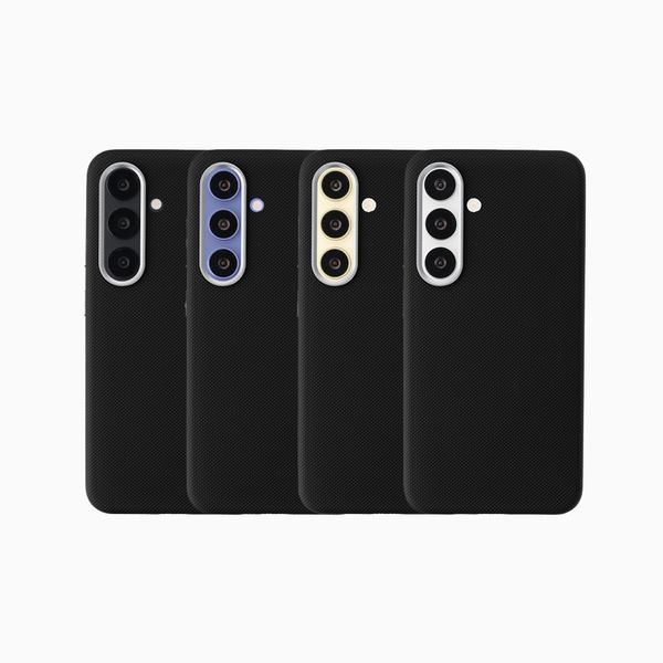 Accezz Coque arrière Mesh avec MagSafe Samsung Galaxy S25 / S24 - Noir