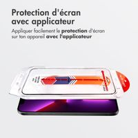 Accezz Protecteur d'écran en verre trempé + Applicateur Apple iPhone 17e / 16e / 14 / 13 / 13 Pro