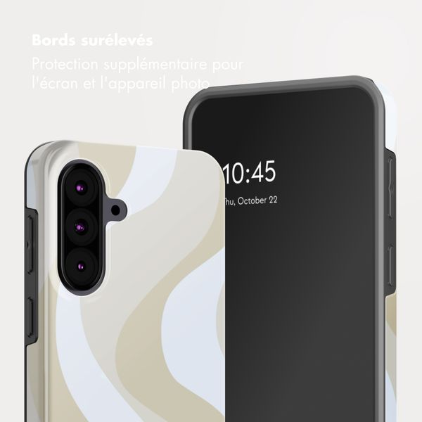 Selencia Coque arrière Vivid Samsung Galaxy A37 (5G) - Desert Waves Beige