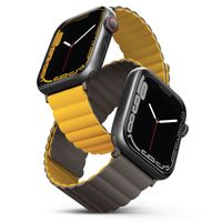 Uniq Bracelet Revix réversible Apple Watch | 44/45/46/49 mm - Mustard / Khaki