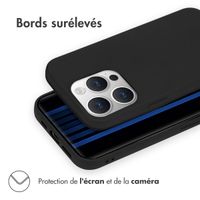 imoshion Coque Couleur Apple iPhone 15 Pro - Noir