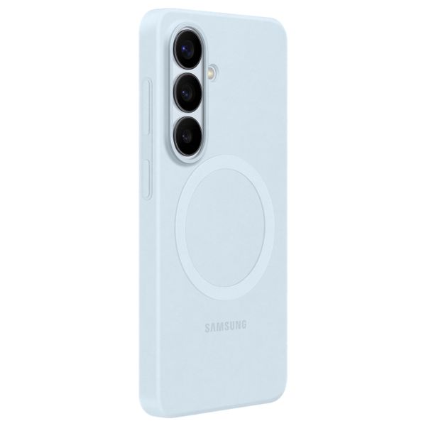 Samsung Coque arrière magnétique en silicone Samsung Galaxy S26 Plus - Light Blue