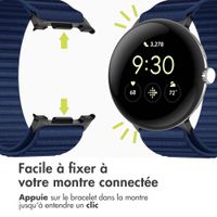 imoshion Bracelet en nylon Google Pixel Watch 3 / 4 (45 mm) - Bleu foncé