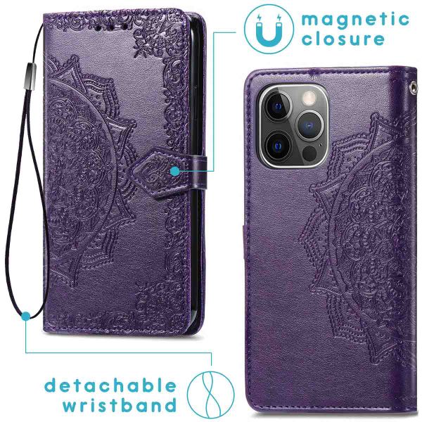 imoshion Etui de télephone Mandala Apple iPhone 13 Pro - Violet