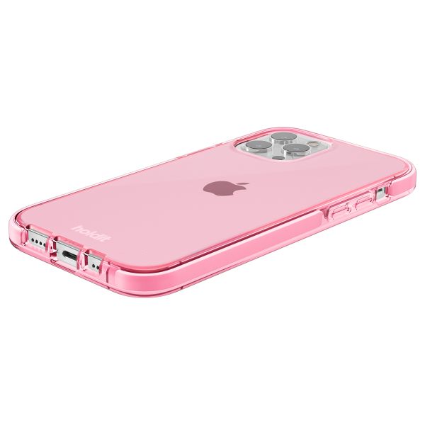 Holdit Seethru Case Apple iPhone 12 (Pro) - Bright Pink