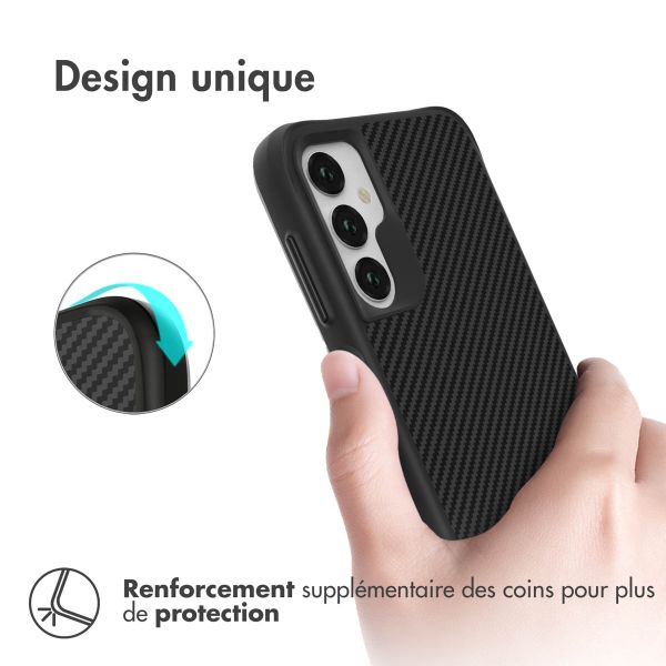 imoshion Rugged Hybrid Carbon Case Samsung Galaxy A14 (5G/4G) - Noir