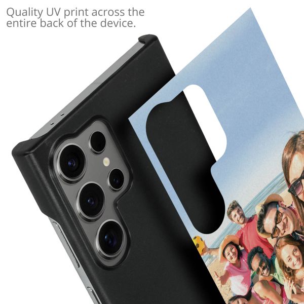 Concevez votre propre coque rigide Samsung Galaxy S24 Ultra - Noir