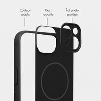 Accezz Coque Grip avec MagSafe Apple iPhone 14 - Noir