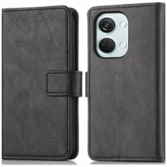 imoshion Étui de télephone portefeuille de luxe OnePlus Nord 3 - Noir