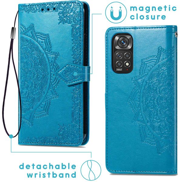 imoshion Etui de télephone Mandala Xiaomi Redmi Note 11 Pro - Turquoise
