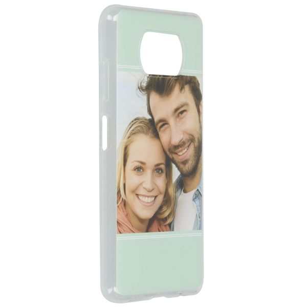 Concevez votre propre coque transparente Xiaomi Poco X3 (Pro) - Transparent