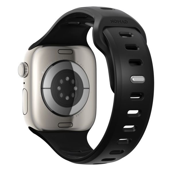 Nomad Bracelet Tempo en silicone Apple Watch | 44/45/46/49 mm - Black