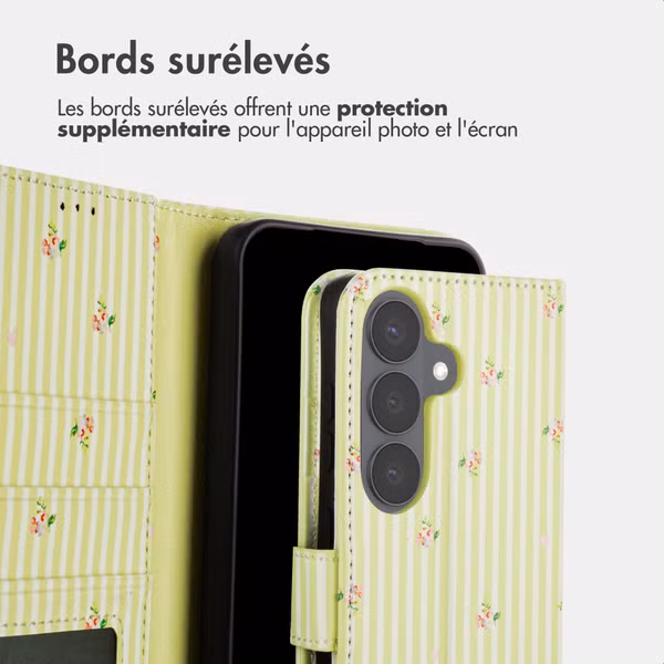 imoshion Étui de télephone portefeuille Design Samsung Galaxy S26 FE - Garden Stripes