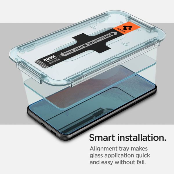 Spigen Protection d'écran en verre trempé GLAStR Fit 2 Paquets + Applicator Samsung Galaxy S22