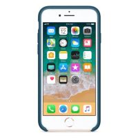Apple Coque en silicone Apple iPhone SE (2022 / 2020) / 8 / 7 - Cosmos Blue