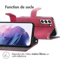 imoshion Etui de télephone portefeuille avec cordon Samsung Galaxy S22 - Rouge
