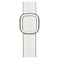 Apple Bracelet Leather Band Modern Buckle Apple Watch | 38/40/41/42 mm - Taille L - Chalk