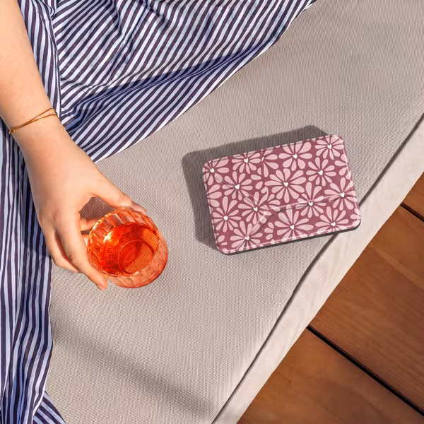 imoshion Étui de liseuse portefeuille design Pliable Kobo Libra Colour - Bloom Love Blush