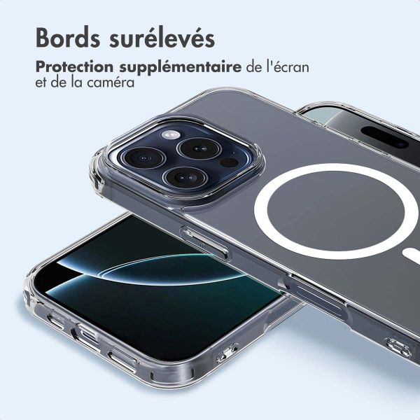 imoshion Coque arrière de protection avec MagSafe Apple iPhone 16 Pro - Transparent