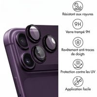 imoshion Protection Caméra en verre trempé 2 Pack pour l'Apple iPhone 18 Pro Max - Plum