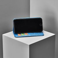 Etui de télephone portefeuille Mandala Samsung Galaxy S10 Plus - Bleu