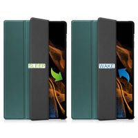 imoshion Coque tablette Trifold Galaxy Tab S8 Ultra - Vert foncé