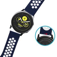 imoshion Bracelet sport silicone Samsung Galaxy Watch 4 / 5 / 6 / 7 / FE (20 mm) - Bleu
