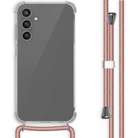 imoshion Coque arrière transparente avec cordon Samsung Galaxy A25 (5G) - Rose Doré