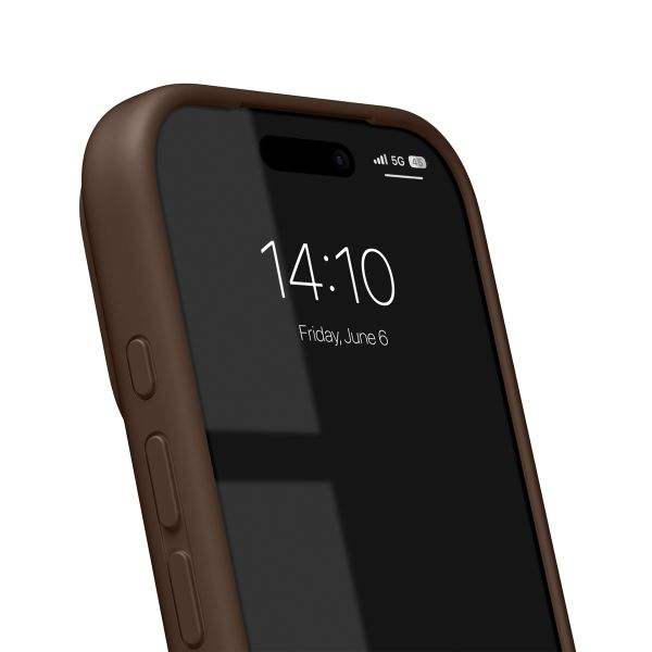 iDeal of Sweden Coque en silicone avec MagSafe Apple iPhone 17 Pro - Mocha Mousse