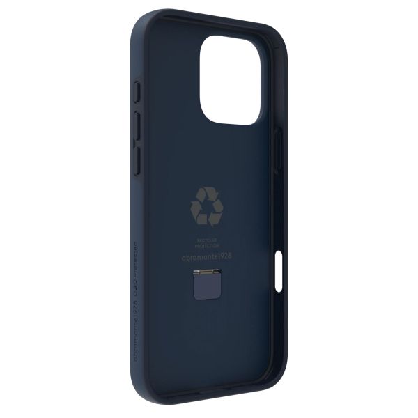 dbramante1928 Coque Iceland Ultra D3O avec MagSafe Stand Apple iPhone 16 Pro Max - Blue
