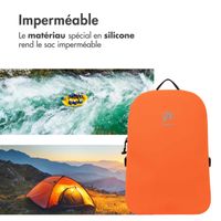 imoshion Sac à dos Hermétique et Étanche 20L - Grand - Orange abricot