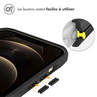 imoshion Rugged Hybrid Carbon Case Apple iPhone 12 Pro Max - Noir