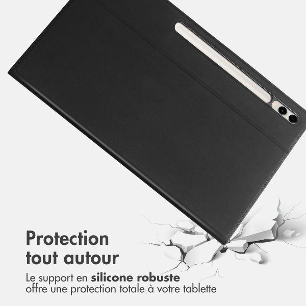 Accezz Coque tablette Classic Samsung Galaxy Tab S10 Plus / Tab S9 FE Plus / Tab S9 Plus - Noir