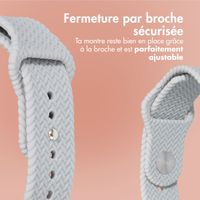 imoshion Bracelet tressé en silicone Apple Watch | 44/45/46/49 mm - Gris