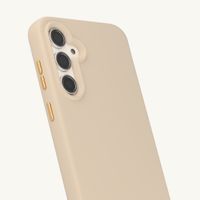 Selencia Coque arrière Rivièra avec MagSafe avec crochets amovibles Samsung Galaxy S23 FE - Milky Latte