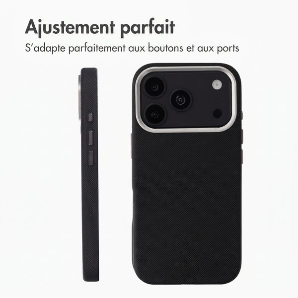 Accezz Coque arrière Mesh avec MagSafe Apple iPhone 17 Pro - Noir