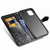 Etui de télephone portefeuille Mandala Apple iPhone 11 - Noir