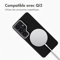 Accezz Coque arrière Mesh avec MagSafe Samsung Galaxy S26 Ultra - Noir