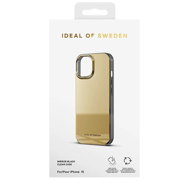 iDeal of Sweden Coque miroir Apple iPhone 15 - Doré