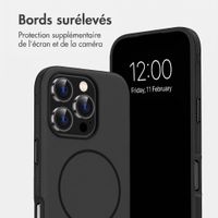 imoshion Coque arrière Color avec Thin MagSafe Ring Apple iPhone 16 Pro - Noir
