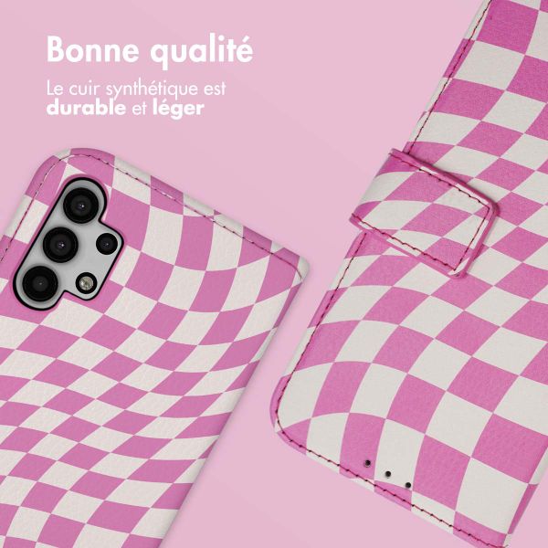 imoshion Étui de télephone portefeuille Design Samsung Galaxy A32 (5G) - Retro Pink