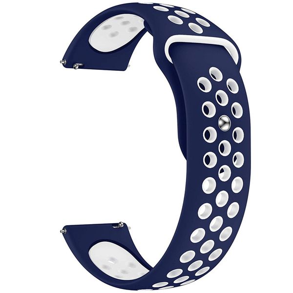imoshion Bracelet sport silicone Samsung Galaxy Watch 4 / 5 / 6 / 7 / FE (20 mm) - Bleu