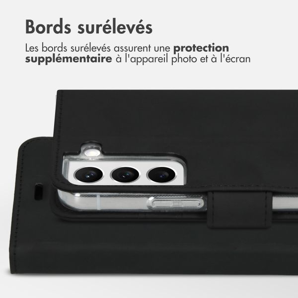 Accezz Étui de télephone Wallet Samsung Galaxy S22 - Noir