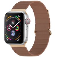 imoshion Bracelet en cuir magnétique Apple Watch | 38/40/41/42 mm - Marron