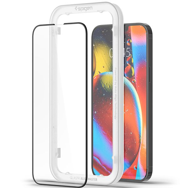 Spigen Protection d'écran en verre trempé AlignMaster Cover Apple iPhone 13 Pro Max