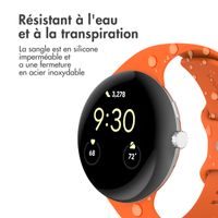 imoshion Bracelet en silicone⁺ Google Pixel Watch 3 / 4 (45 mm) - Taille L - Orange